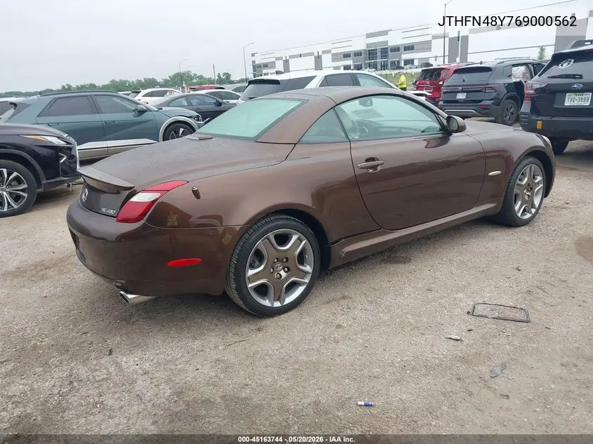 2006 Lexus Sc 430 VIN: JTHFN48Y769000562 Lot: 45163744
