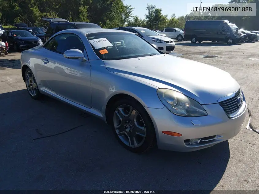 2006 Lexus Sc 430 VIN: JTHFN48Y969001888 Lot: 45187889