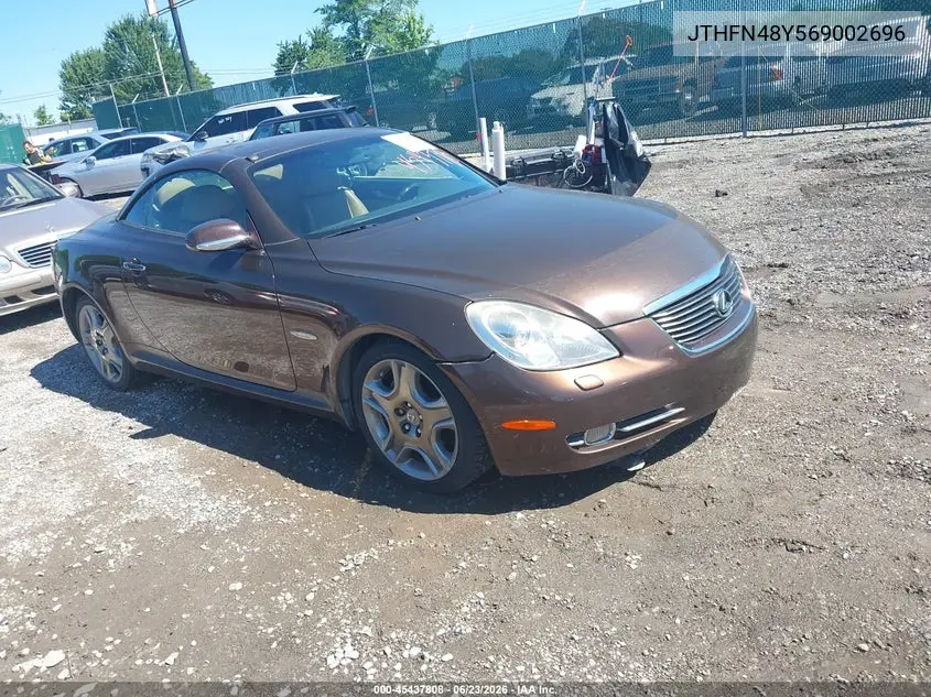 2006 Lexus Sc 430 VIN: JTHFN48Y569002696 Lot: 45437808