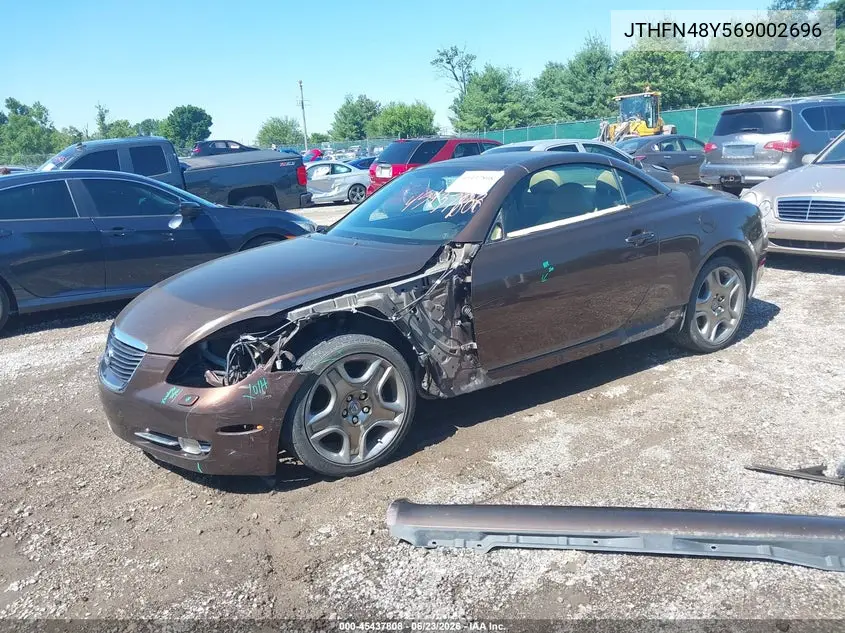 2006 Lexus Sc 430 VIN: JTHFN48Y569002696 Lot: 45437808