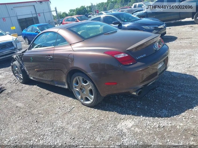 2006 Lexus Sc 430 VIN: JTHFN48Y569002696 Lot: 45437808
