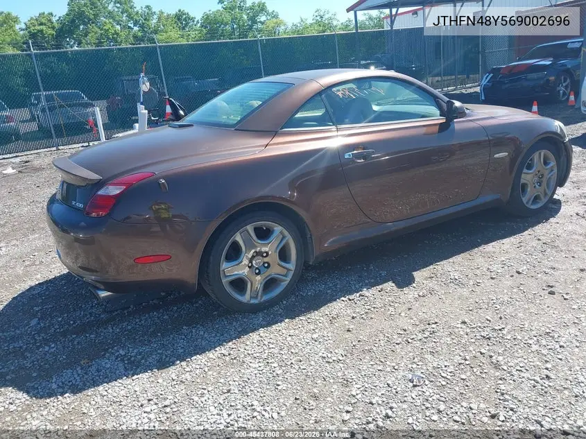 2006 Lexus Sc 430 VIN: JTHFN48Y569002696 Lot: 45437808