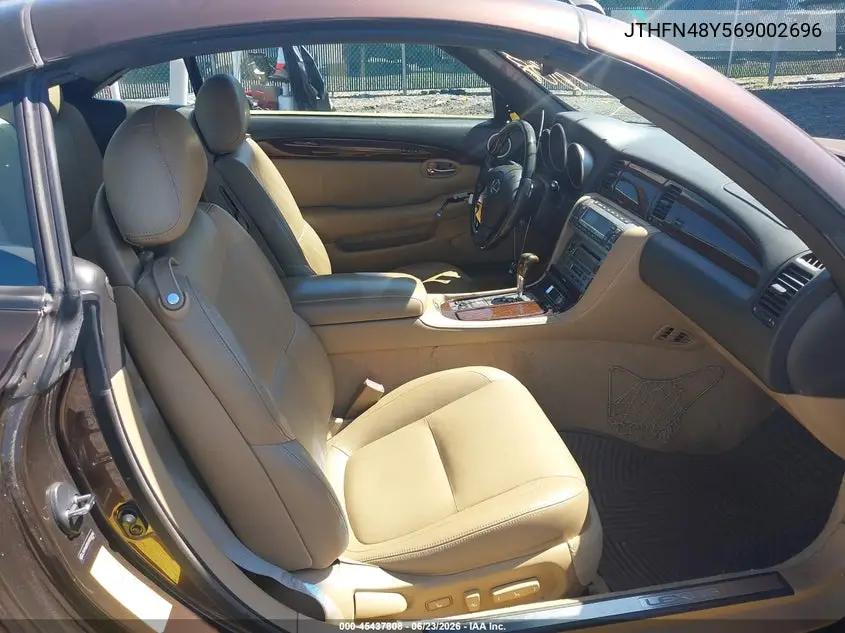 2006 Lexus Sc 430 VIN: JTHFN48Y569002696 Lot: 45437808