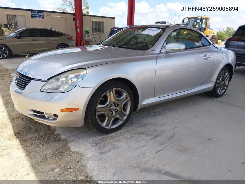 2006 Lexus Sc 430 VIN: JTHFN48Y269005894 Lot: 45566204