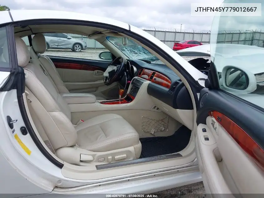 2007 Lexus Sc 430 VIN: JTHFN45Y779012667 Lot: 42870791