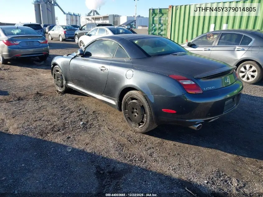 2007 Lexus Sc 430 VIN: JTHFN45Y379014805 Lot: 44003665