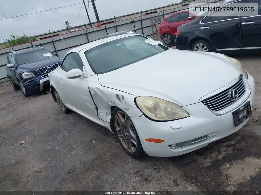 2008 Lexus Sc 430 VIN: JTHFN45Y789019555 Lot: 45198019