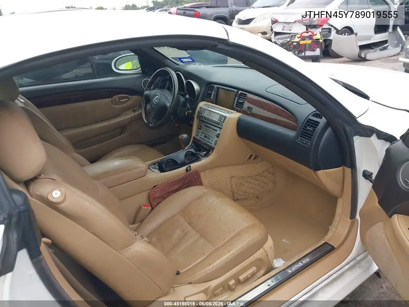 2008 Lexus Sc 430 VIN: JTHFN45Y789019555 Lot: 45198019