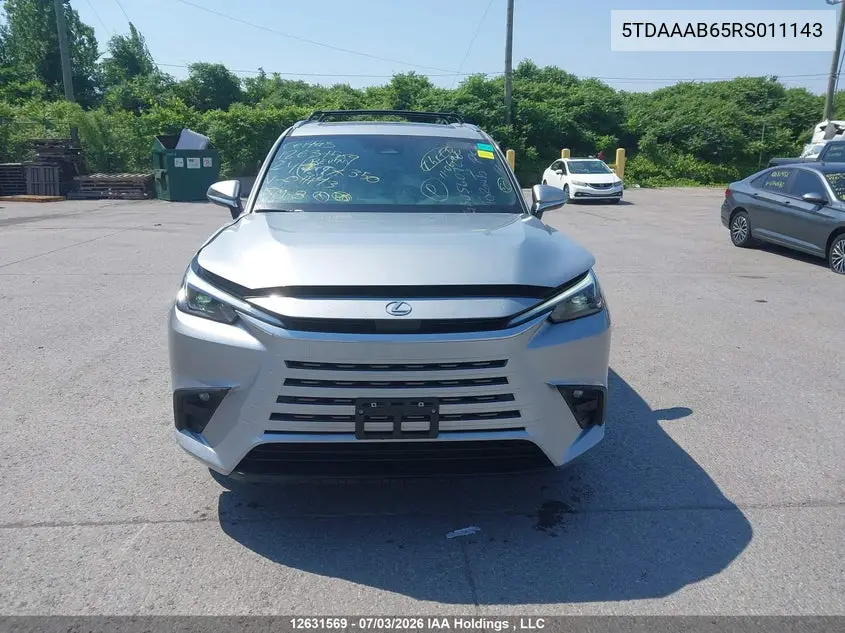 2024 Lexus Tx 350 VIN: 5TDAAAB65RS011143 Lot: 12631569