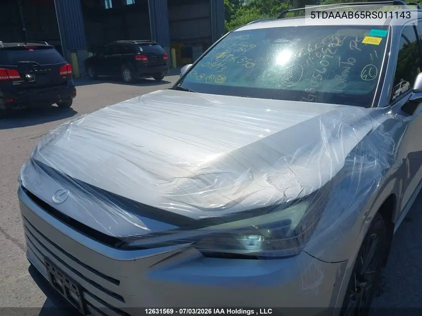 2024 Lexus Tx 350 VIN: 5TDAAAB65RS011143 Lot: 12631569