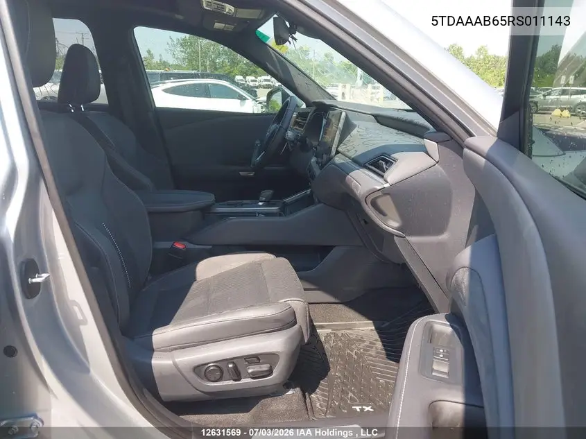 2024 Lexus Tx 350 VIN: 5TDAAAB65RS011143 Lot: 12631569