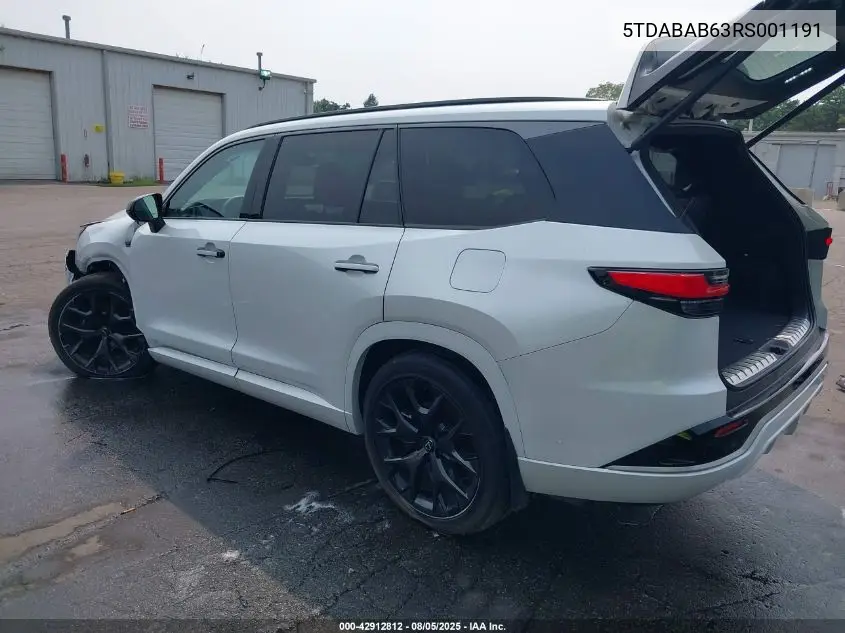 2024 Lexus Tx 500H F Sport Premium VIN: 5TDABAB63RS001191 Lot: 42912812