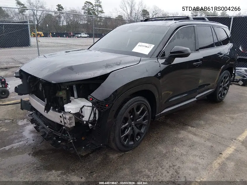 2024 Lexus Tx 500H F Sport Luxury VIN: 5TDABAB61RS004266 Lot: 44519847