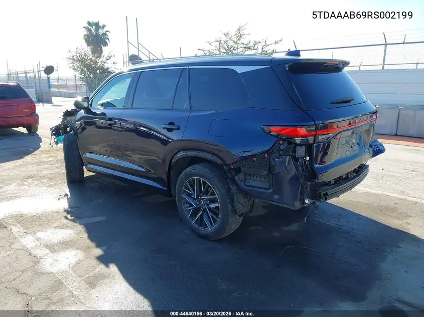 2024 Lexus Tx 350 Luxury VIN: 5TDAAAB69RS002199 Lot: 44640156