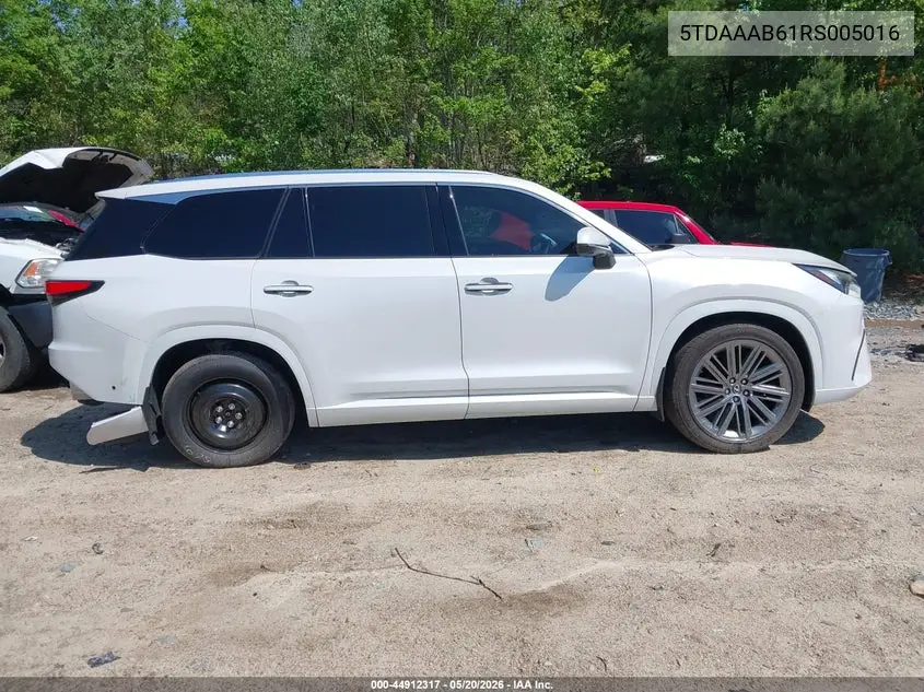 2024 Lexus Tx 350 Luxury VIN: 5TDAAAB61RS005016 Lot: 44912317