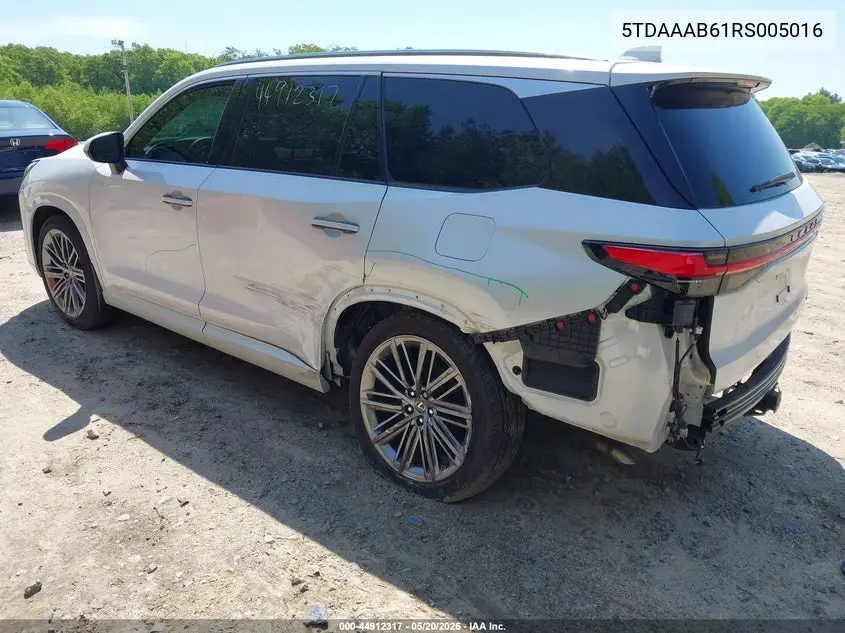 2024 Lexus Tx 350 Luxury VIN: 5TDAAAB61RS005016 Lot: 44912317