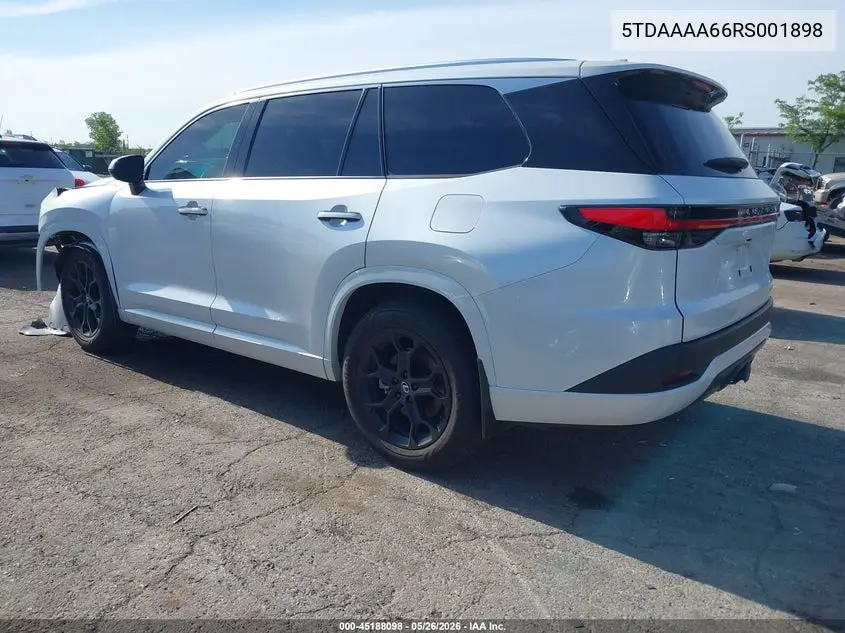 2024 Lexus Tx 350 VIN: 5TDAAAA66RS001898 Lot: 45188098