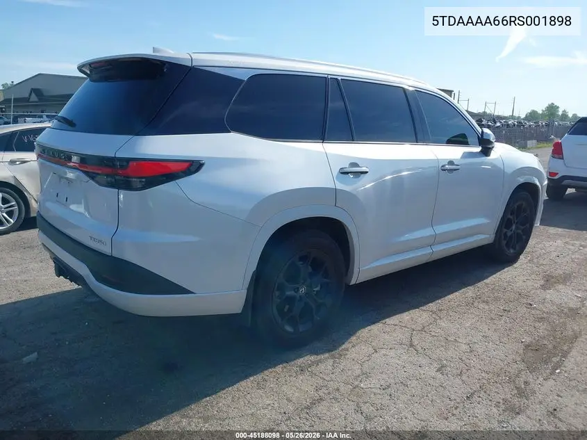 2024 Lexus Tx 350 VIN: 5TDAAAA66RS001898 Lot: 45188098