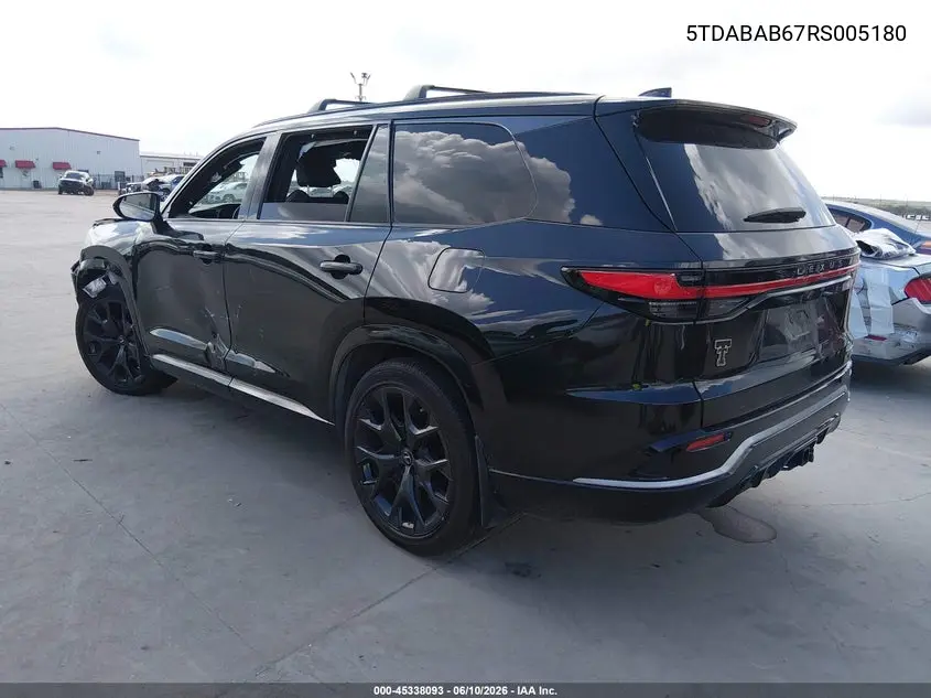 2024 Lexus Tx 500H F Sport Premium VIN: 5TDABAB67RS005180 Lot: 45338093