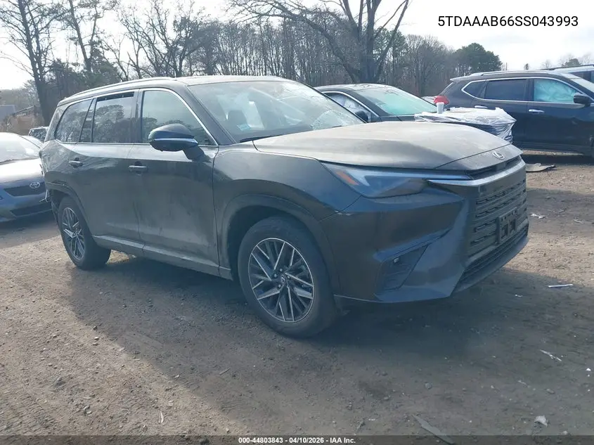 2025 Lexus Tx 350 Premium VIN: 5TDAAAB66SS043993 Lot: 44803843