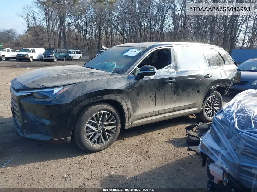 2025 Lexus Tx 350 Premium VIN: 5TDAAAB66SS043993 Lot: 44803843