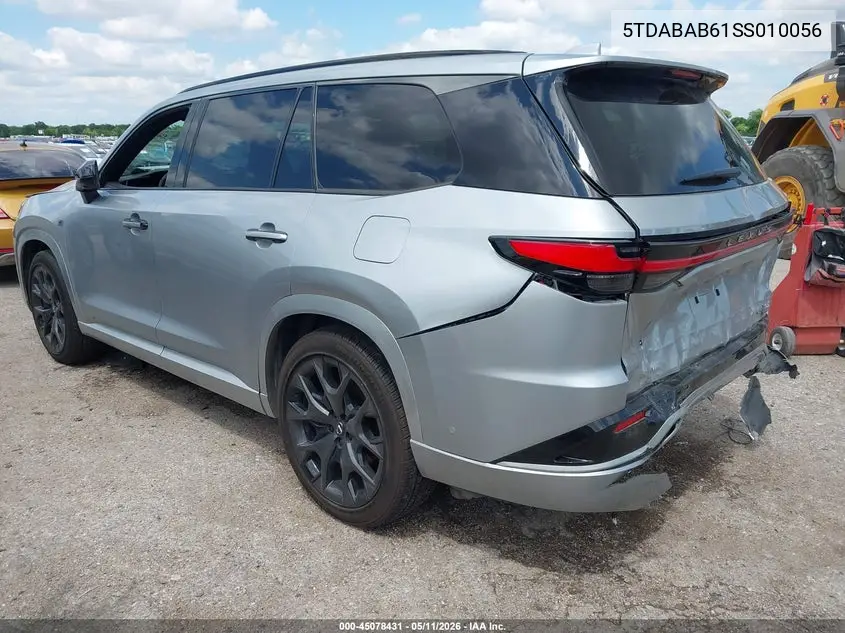 2025 Lexus Tx 500H F Sport Premium VIN: 5TDABAB61SS010056 Lot: 45078431