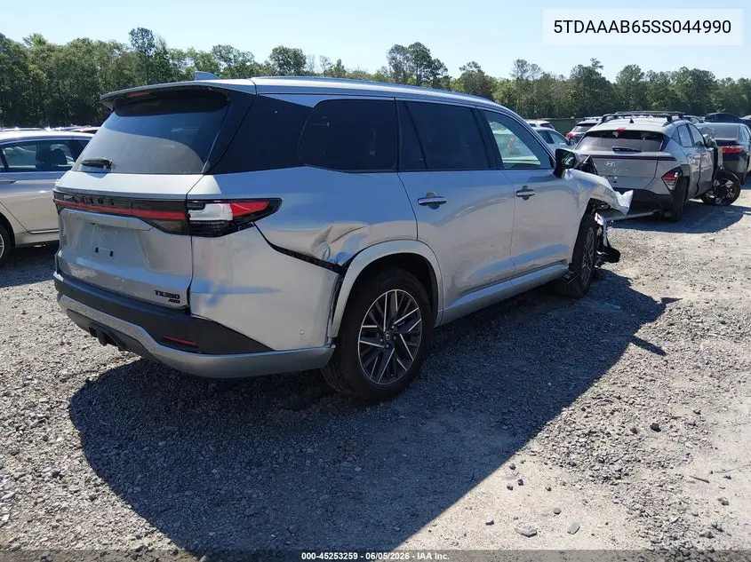 2025 Lexus Tx 350 Base/350 Premium/350 Luxury/350 F Sport VIN: 5TDAAAB68SS045342 Lot: 45253259