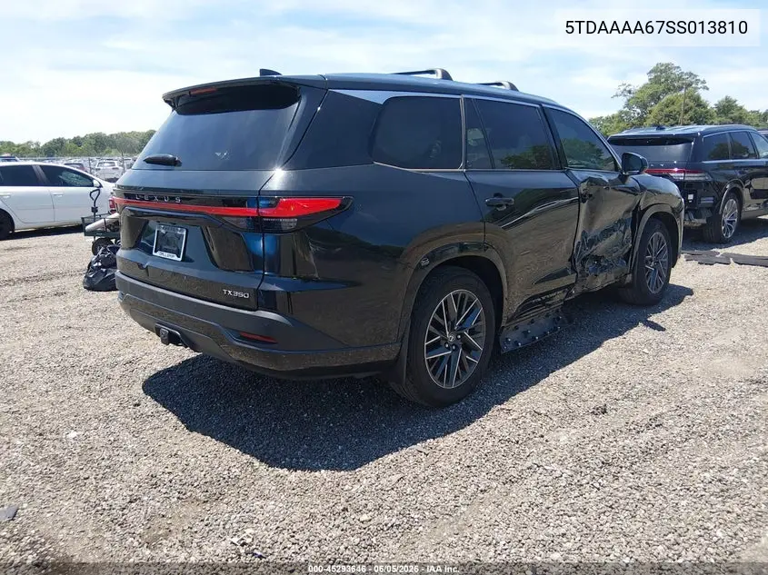 2025 Lexus Tx 350 Premium VIN: 5TDAAAA67SS013810 Lot: 45293646