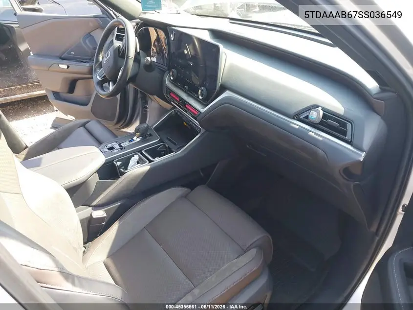 2025 Lexus Tx 350 Luxury VIN: 5TDAAAB67SS036549 Lot: 45356661