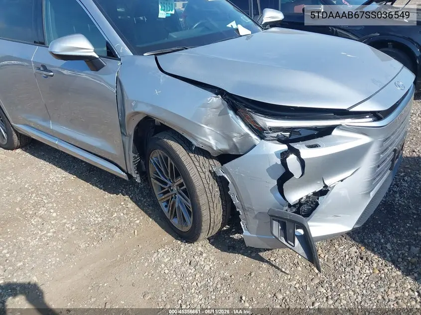 2025 Lexus Tx 350 Luxury VIN: 5TDAAAB67SS036549 Lot: 45356661