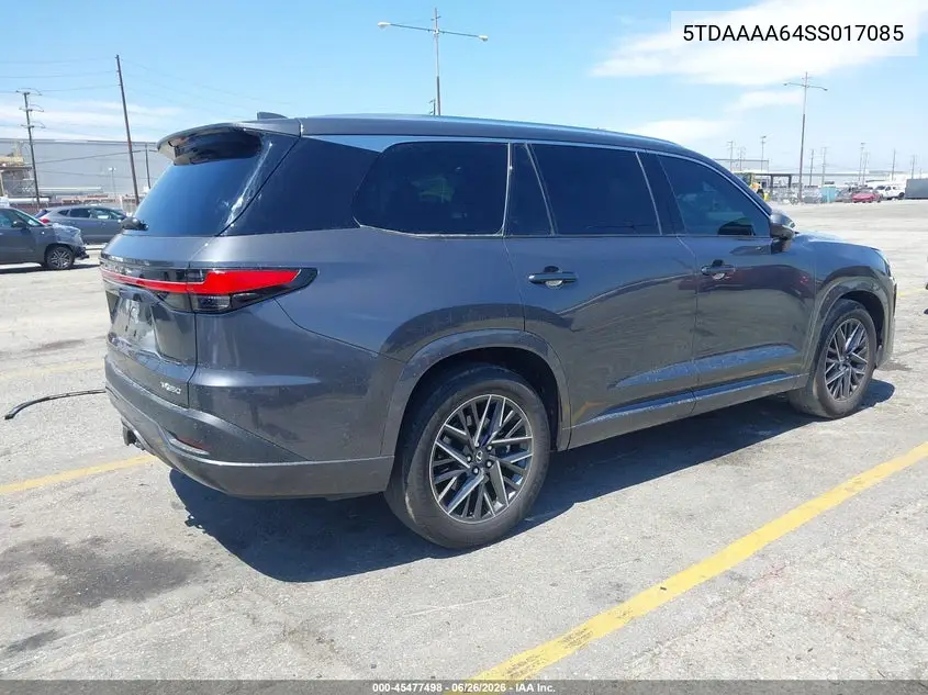 2025 Lexus Tx 350 Premium VIN: 5TDAAAA64SS017085 Lot: 45477498