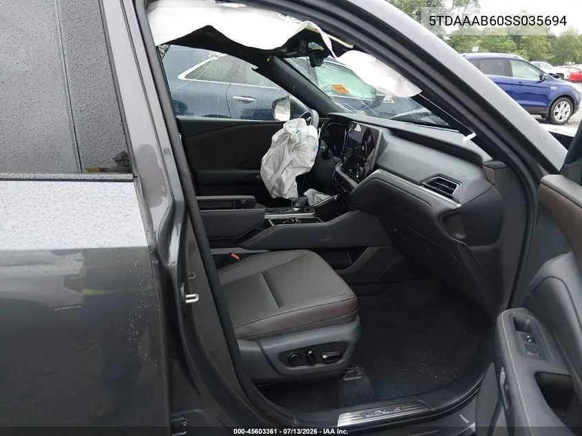 2025 Lexus Tx 350 Premium VIN: 5TDAAAB60SS035694 Lot: 45603361