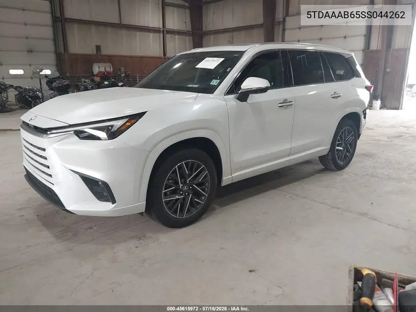 2025 Lexus Tx 350 Premium VIN: 5TDAAAB65SS044262 Lot: 45615972