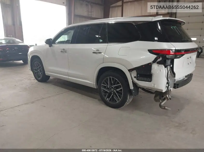 2025 Lexus Tx 350 Premium VIN: 5TDAAAB65SS044262 Lot: 45615972