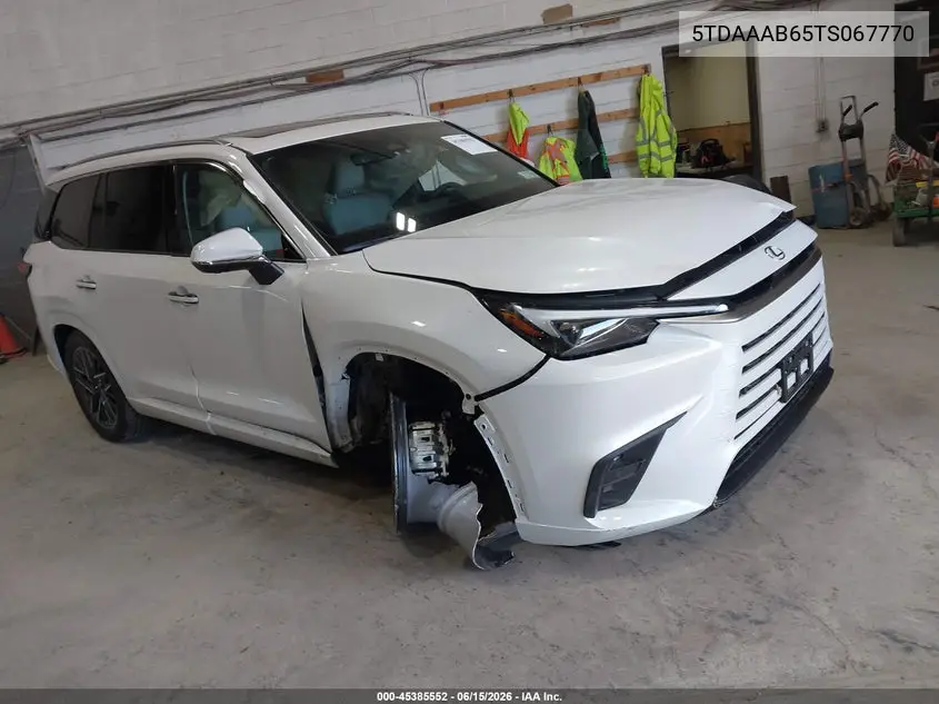 2026 Lexus Tx 350 Premium VIN: 5TDAAAB65TS067770 Lot: 45385552