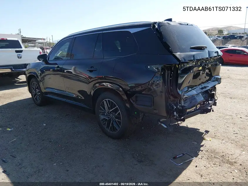 2026 Lexus Tx 350 Premium VIN: 5TDAAAB61TS071332 Lot: 45401402