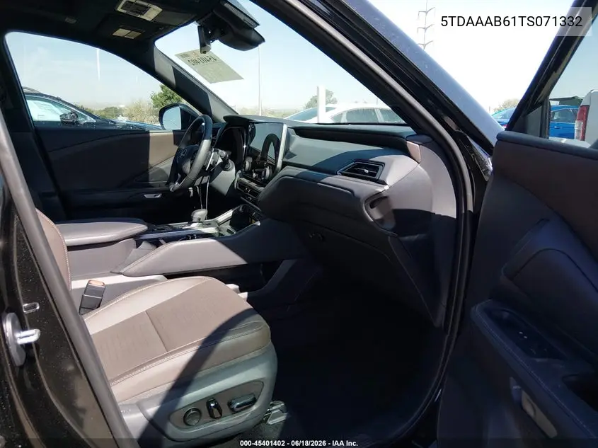 2026 Lexus Tx 350 Premium VIN: 5TDAAAB61TS071332 Lot: 45401402
