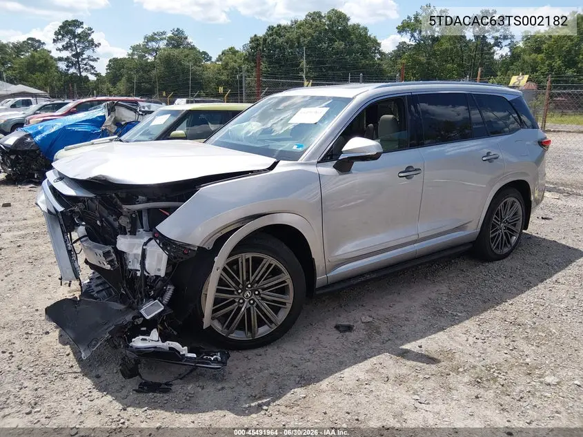 2026 Lexus Tx 550H+ Luxury VIN: 5TDACAC63TS002182 Lot: 45491964