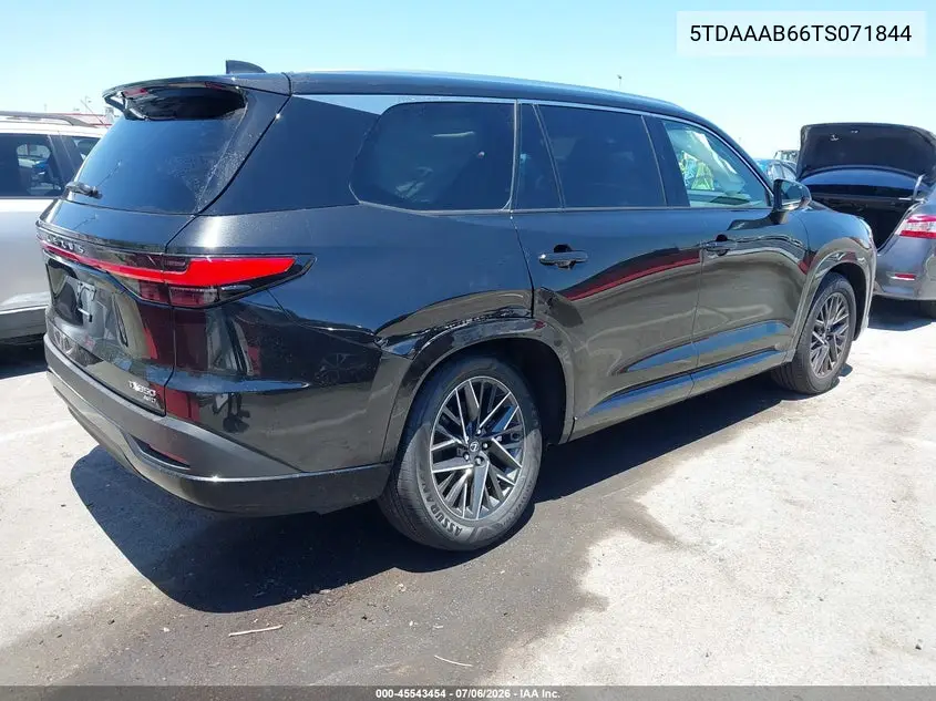 2026 Lexus Tx 350 Premium VIN: 5TDAAAB66TS071844 Lot: 45543454