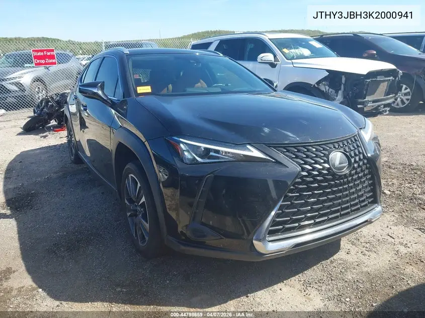 2019 Lexus Ux 200 VIN: JTHY3JBH3K2000941 Lot: 44798659