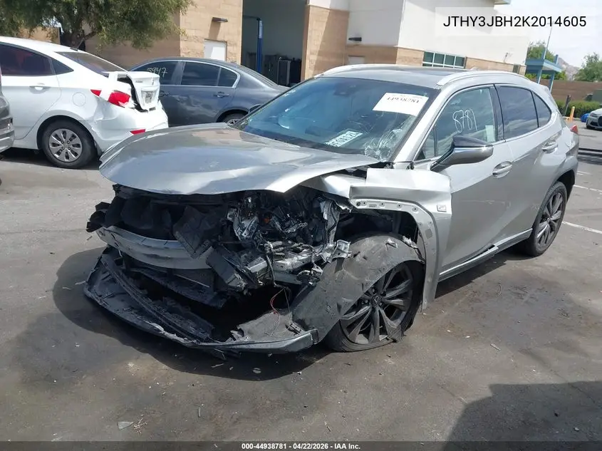 2019 Lexus Ux 200 F Sport VIN: JTHY3JBH2K2014605 Lot: 44938781