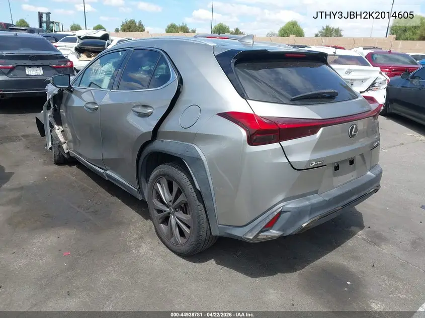 2019 Lexus Ux 200 F Sport VIN: JTHY3JBH2K2014605 Lot: 44938781