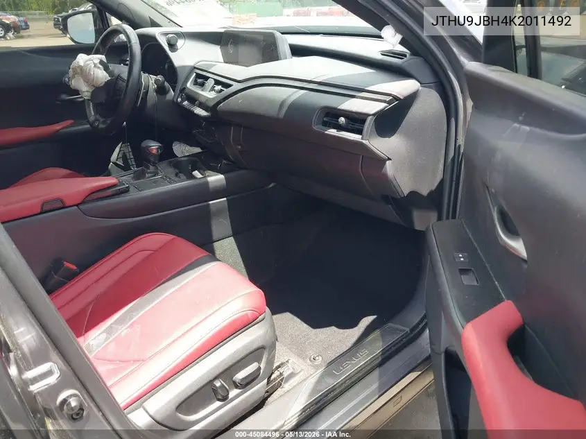 2019 Lexus Ux 250H F Sport VIN: JTHU9JBH4K2011492 Lot: 45084496