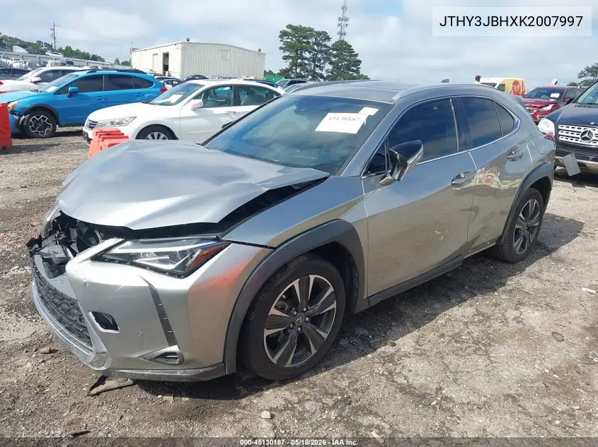 2019 Lexus Ux 200 VIN: JTHY3JBHXK2007997 Lot: 45130187