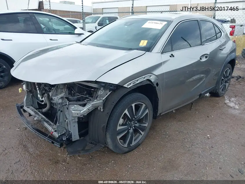 2019 Lexus Ux 200 VIN: JTHY3JBH5K2017465 Lot: 45198626