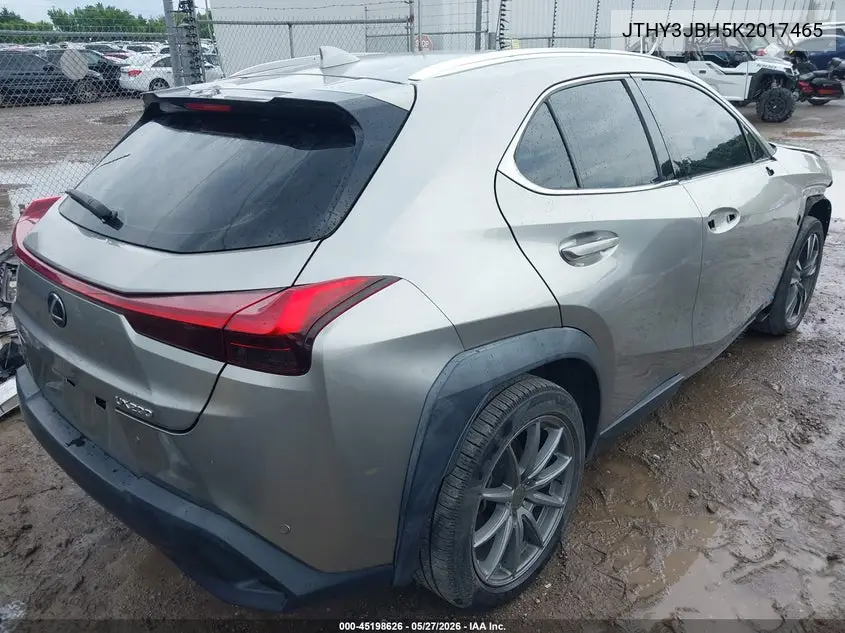 2019 Lexus Ux 200 VIN: JTHY3JBH5K2017465 Lot: 45198626
