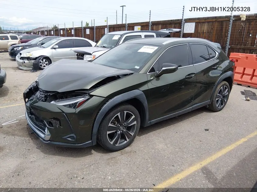 2019 Lexus Ux 200 VIN: JTHY3JBH1K2005328 Lot: 45209404