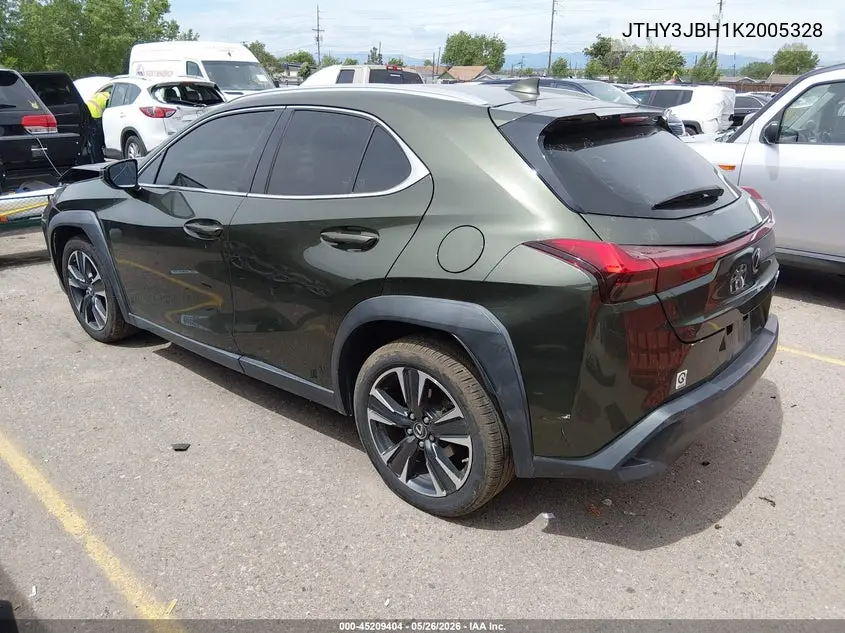 2019 Lexus Ux 200 VIN: JTHY3JBH1K2005328 Lot: 45209404