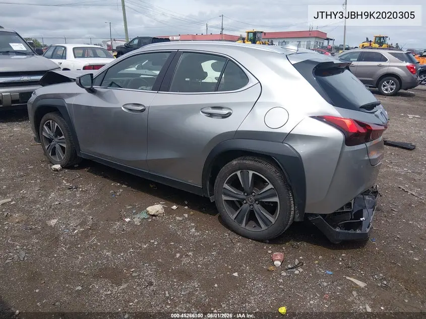 2019 Lexus Ux 200 VIN: JTHY3JBH9K2020305 Lot: 45266100