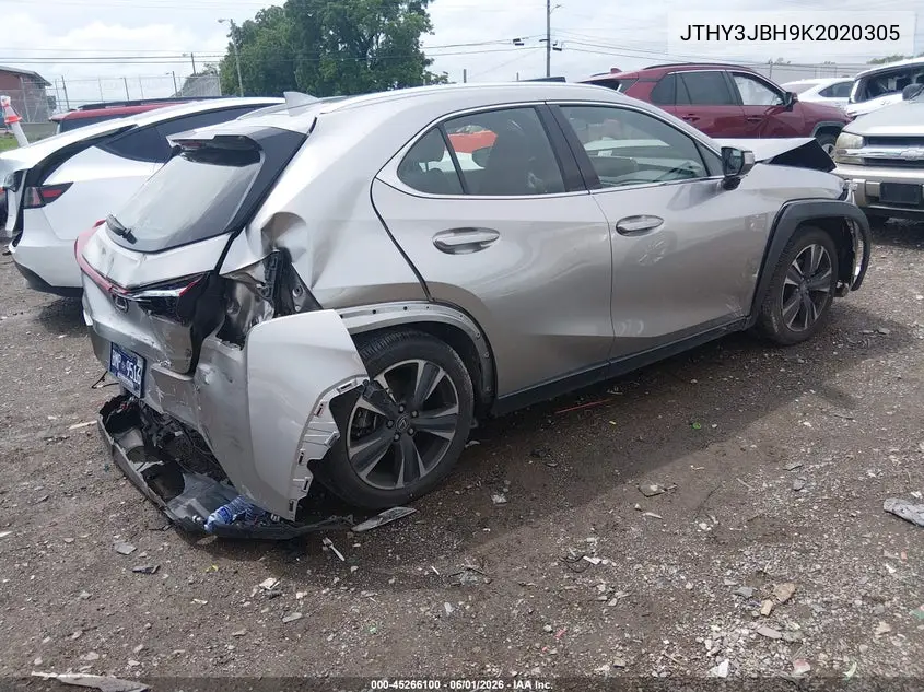 2019 Lexus Ux 200 VIN: JTHY3JBH9K2020305 Lot: 45266100
